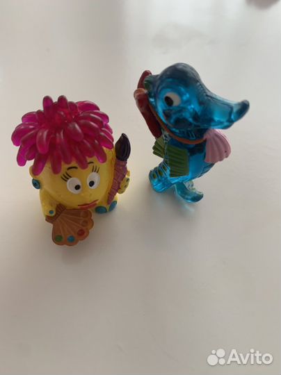 Игрушки из киндера. Морские обитатели