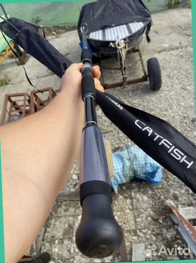 Удилище силовое на сома Kaida catfish на квок