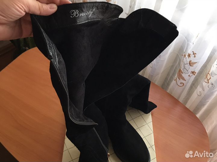 Зимние сапоги ботфорты 37 р