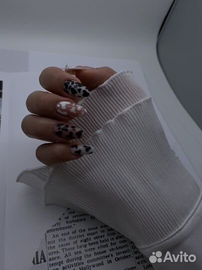 Маникюр наращивание