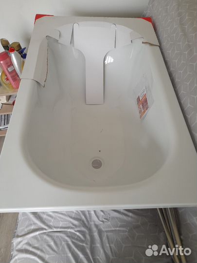 Ванна металлическая 105см