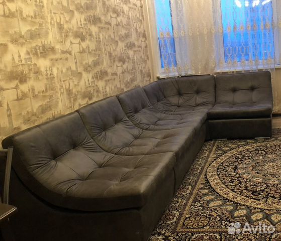 Большой угловой диван , б/у , цвет Серый купить в Мытищах | Авито