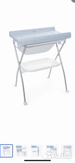 Пеленальный столик chicco с ванночкой