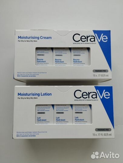 Миниатюры пробники LA-roche posay, cerave