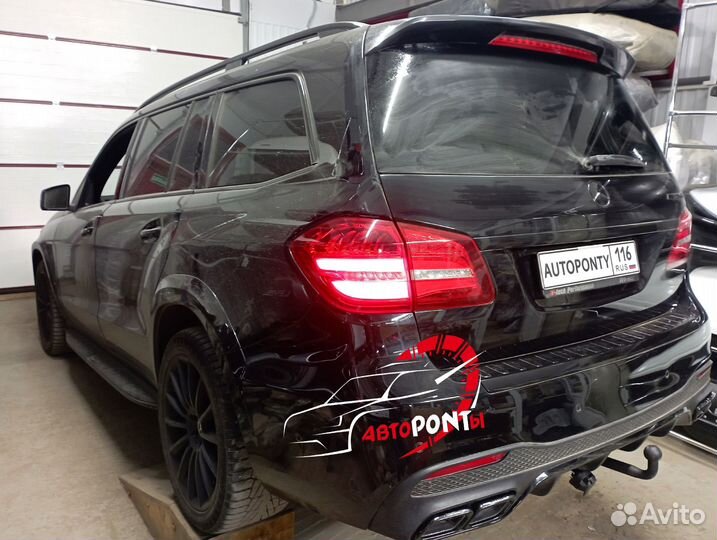 Фаркоп Mercedes Benz GLS W166 AMG съемный шар