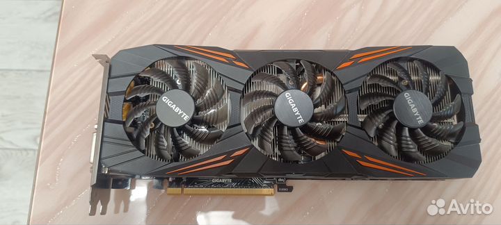 Видеокарта gigabyte nvidia GeForce GTX 1070 G1 8gb