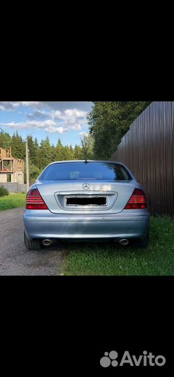 Задний бампер Mercedes W220