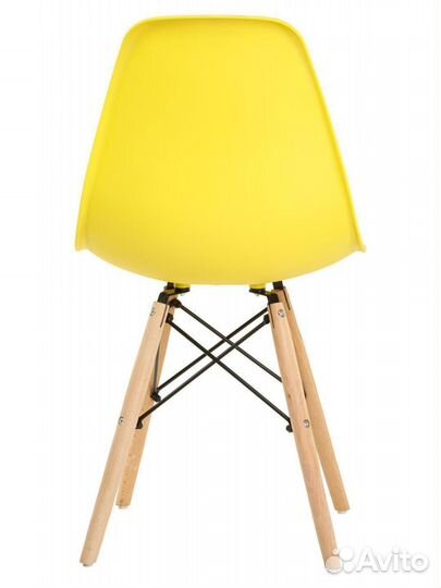 Стул в стиле eames DSW, желтый