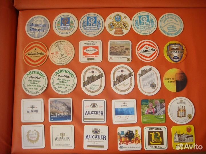 Коллекция пивных подставок в Москве, бирдекели