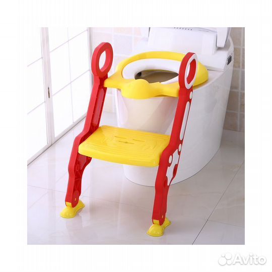 Сиденье для унитаза с лесенкой и ручками Pituso