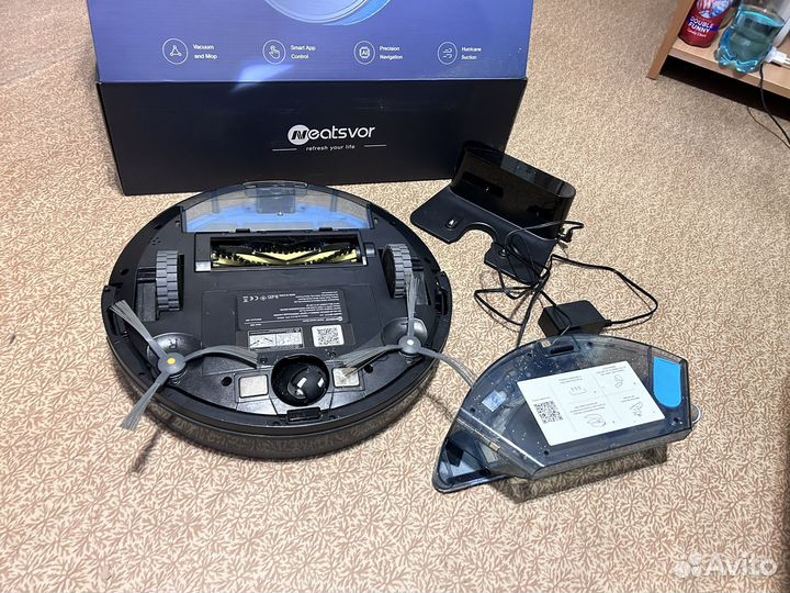 Робот пылесос моющий со станцией