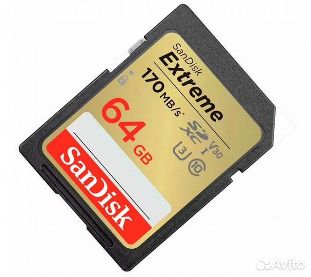 Карта памяти SanDisk sdxc Extreme Class 10 UHS-I V