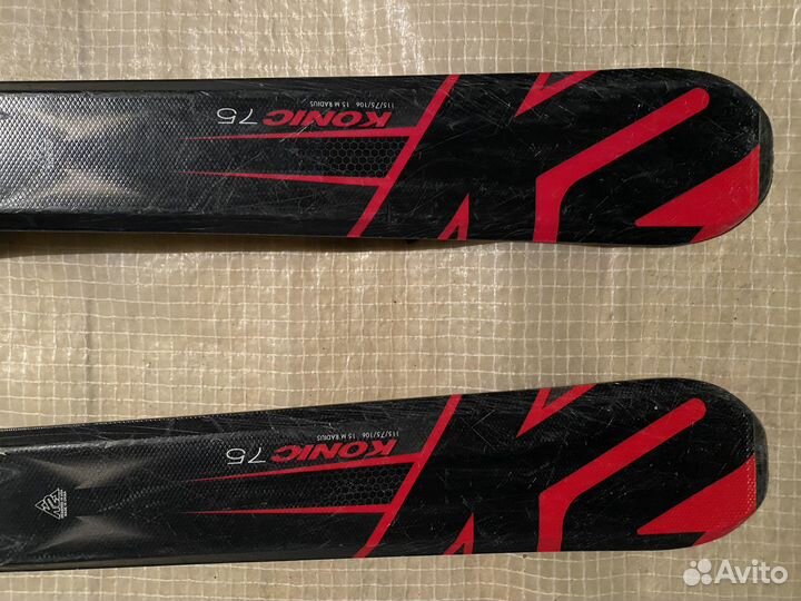 Горные лыжи K2 Konic 75 170 см крепления Marker M2