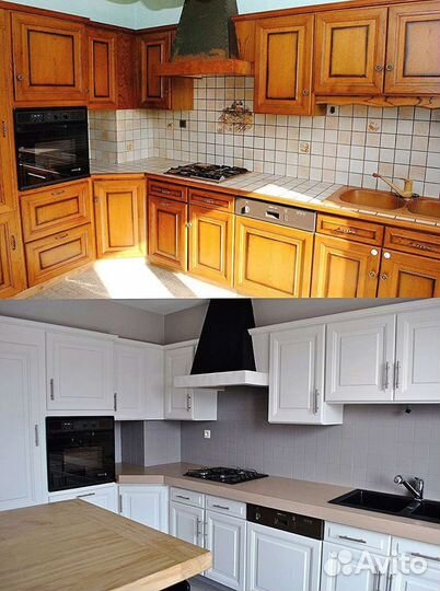 Покраска кухонных и мебельных фасадов
