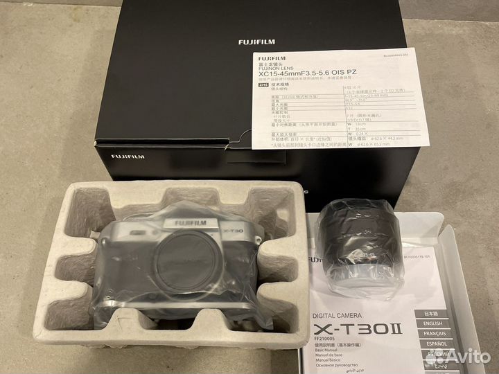 FujiFilm X-T30 II Kit XC15-45mm OIS PZ Новый