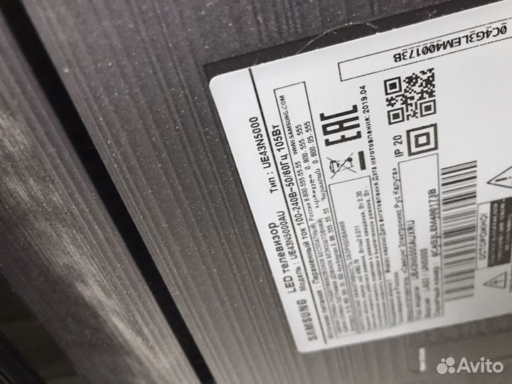 Материнская плата от ue43n5000 (bn41-02582)