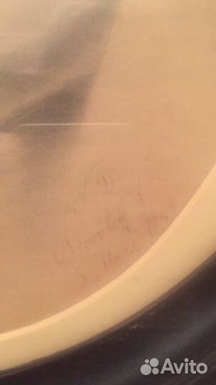 Антикварный старинный рисунок, карандаш, 1852 г