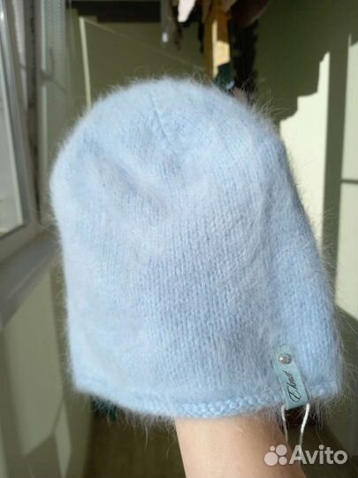 Шапка женская вязаная ручная работа