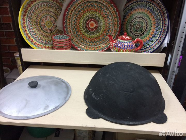 Чугунный казан 8 литров с крышкой