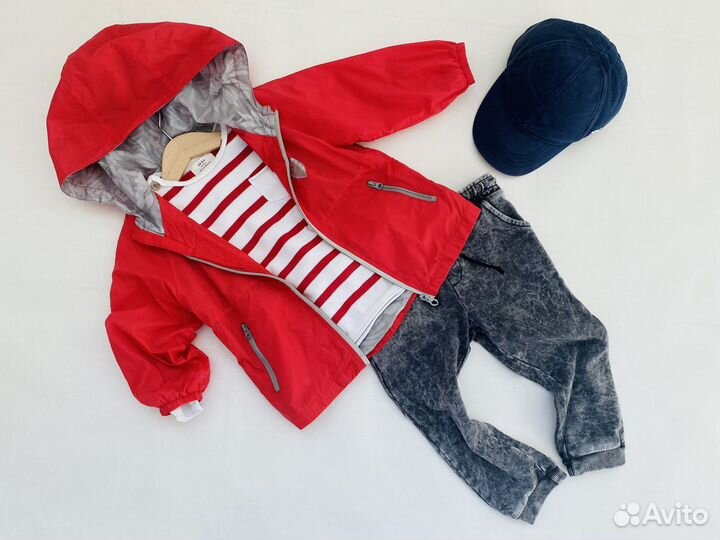 Куртка ветровка одежда для мальчика пакетом бренд