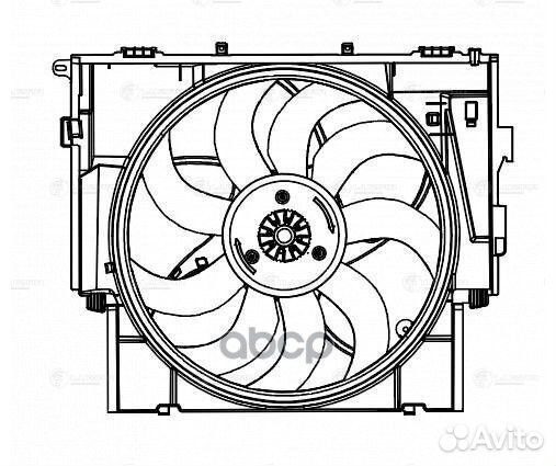 Э/вентилятор охл. LFK2610 luzar