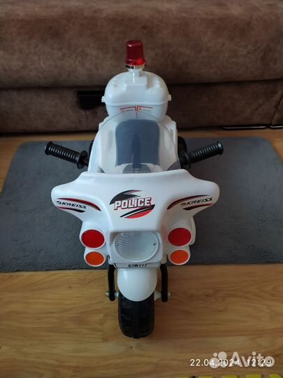 Трехколесный скутер Kreiss Полиция (LQ9981)