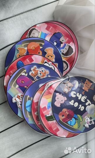 Счёт до 10,на липучках