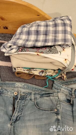 Джинсы, вещи пакетом на девушку 44