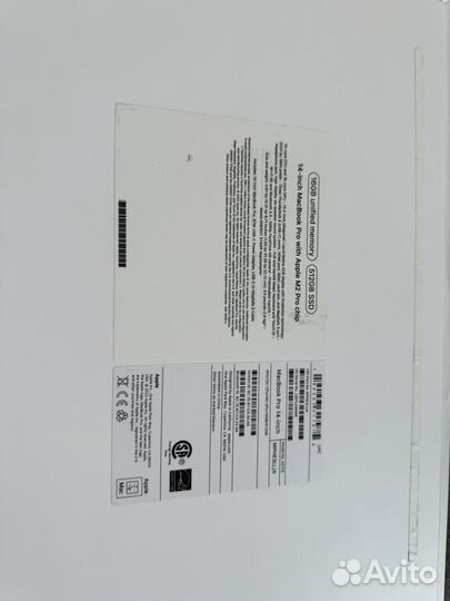 Apple macbook pro 14 m2 (512gb)