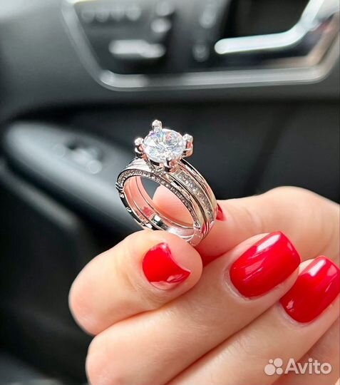 Кольцо Булгари 2 в 1