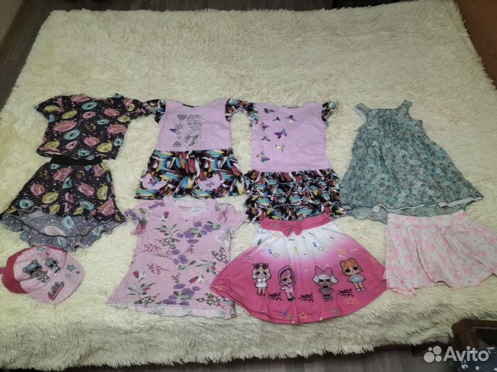 Детские вещи на девочку пакетом