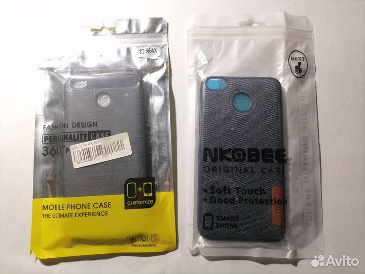 Два чехла для Xiaomi Redmi 4X