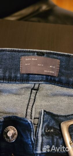 Джинсы синие zara 32