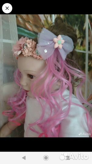 Резинки для девочек с волосами прядки волос