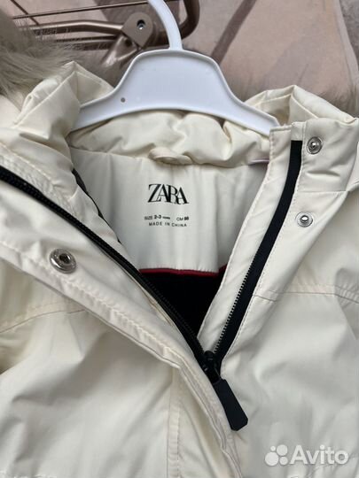 Куртка зимняя zara