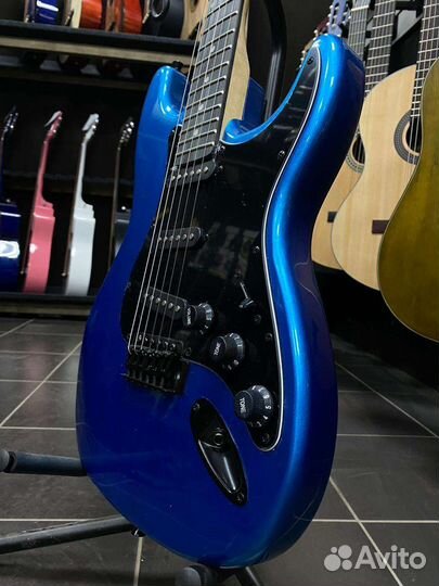 Электрогитара Rocket Синяя Новая