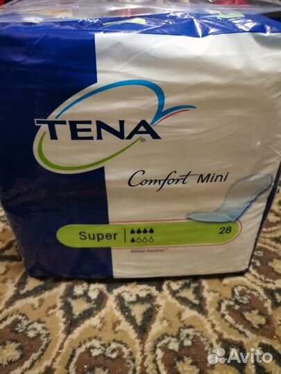 Прокладки урологические tena Comfort Mini Super