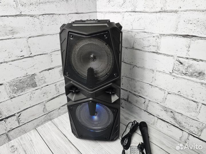 Беспроводная колонка Блютус новая, 51 см, караоке