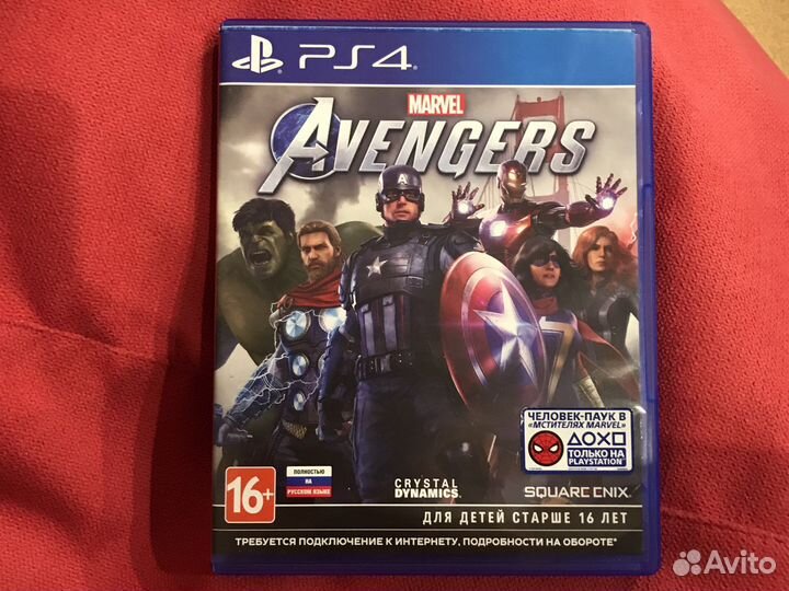 Игры на ps4 Marvel Avengers