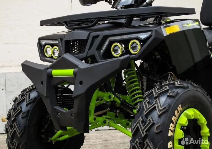 Квадроцикл Motoland Wild Track 200 LUX черн. зел