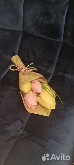 Букет тюльпанов из мыла