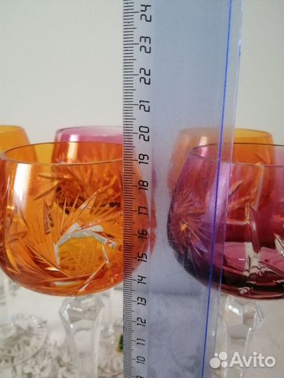 Хрустальные фужеры ручной работы Германия