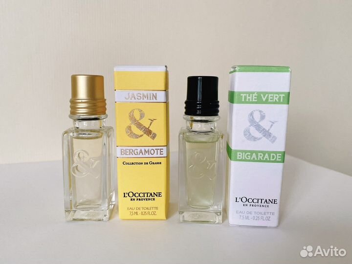 Духи Loccitane Thé Vert и Jasmin