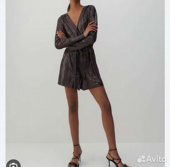 Комбинезон с пайетками reserved новогодний