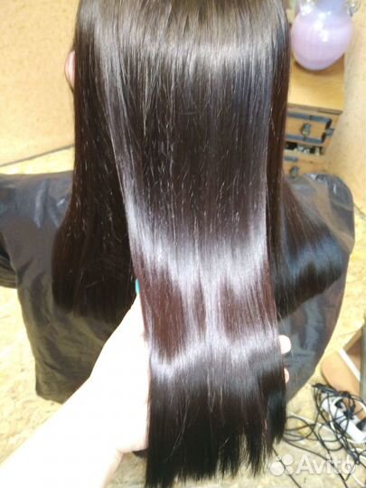 Кератиновое выпрямление/боток для волос