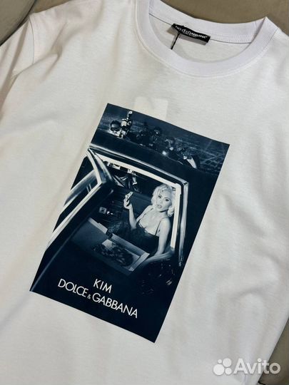 Футболка Dolce & Gabbana Ciao, Kim Топ 2024