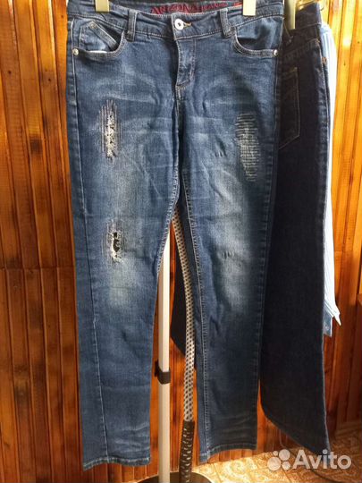 Блузка + джинсы на девочку 40- 42 размер