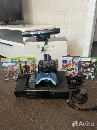 Xbox 360Е 500гб с отличным комплектом