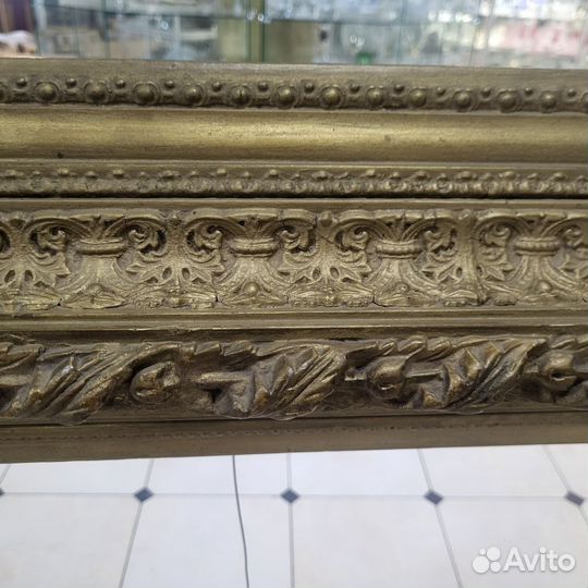 Большая рама для картины багет антикварная 19 век