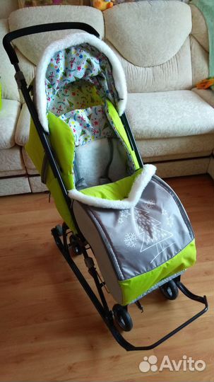 Санки коляска Наши детки 4